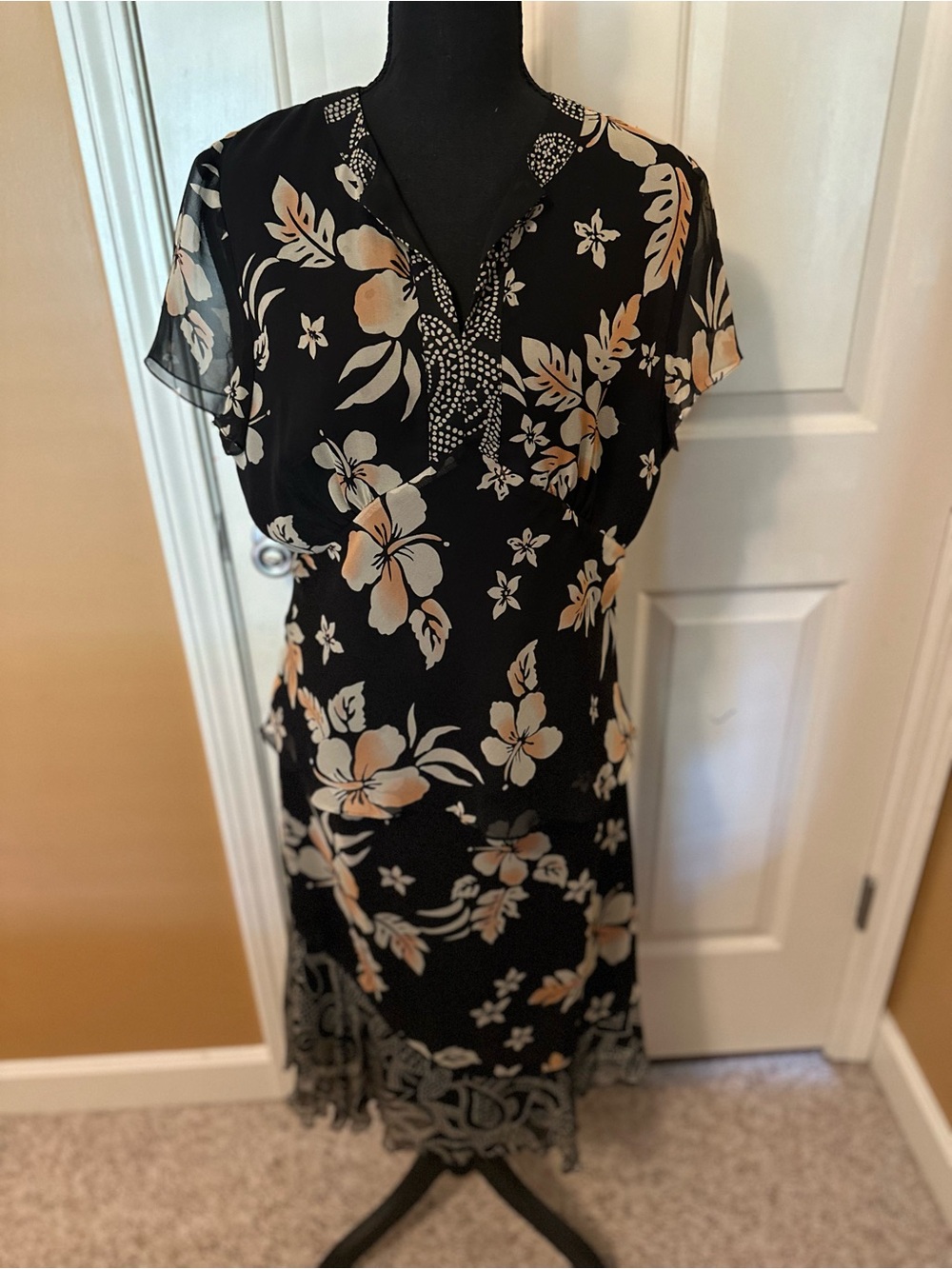 Spenser Jeremy Black Silk Dress